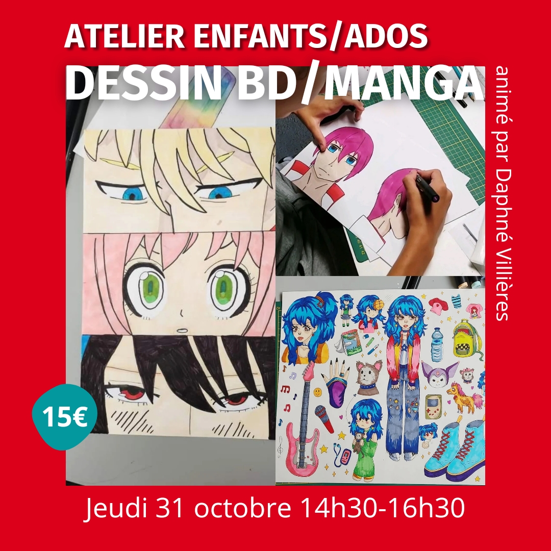 atelier dessin bd manga dax landes