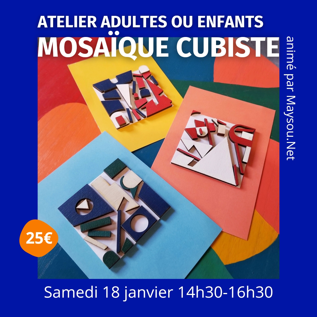 atelier mosaique cubiste dax landes